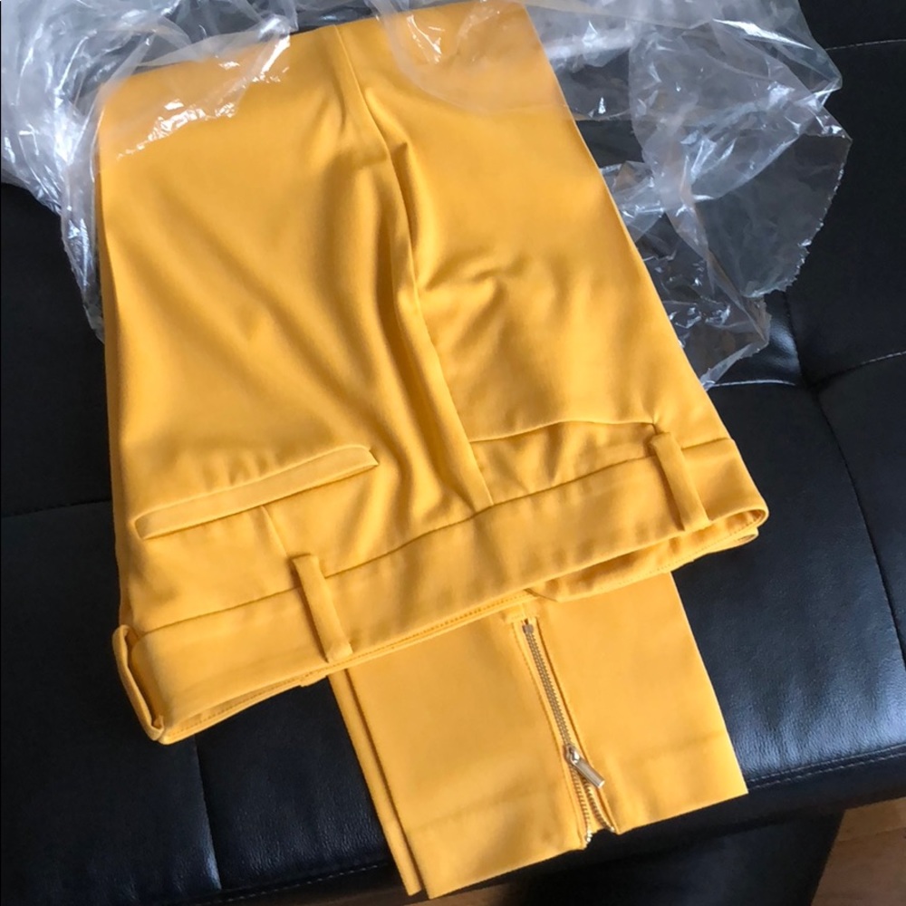 Mustard yellow dress pants